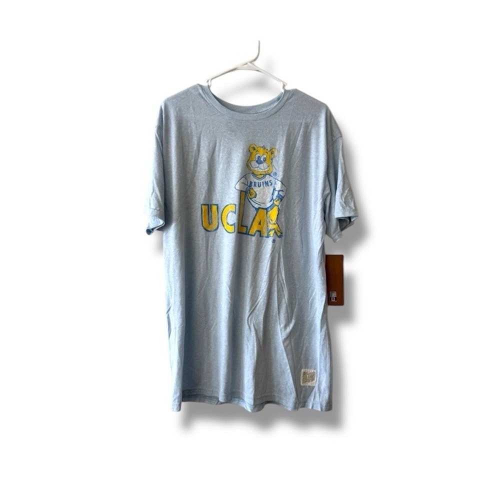 UCLA Bruins The Original Retro Brand Short Sleeve Shirt NCAA Men's XL Blue NWT